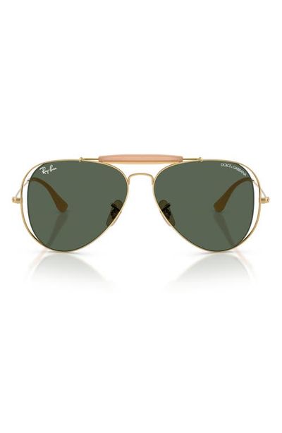 Ray-Ban Ray-Ban 53mm Outdoorsman II Pilot Sunglasses