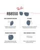 Ray-Ban Ray-Ban 53mm Semi Rimless Square Sunglasses - 4