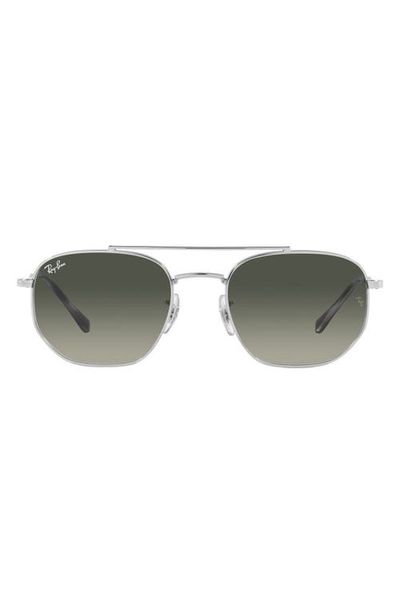 Ray-Ban Ray-Ban 54mm Gradient Irregular Sunglasses