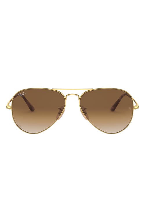 Ray-Ban Ray-Ban 55mm Gradient Pilot Sunglasses