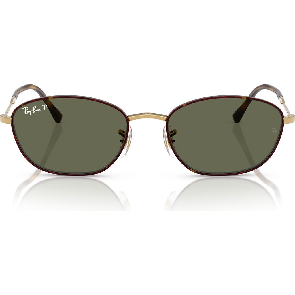 Ray-Ban Ray-Ban 55mm Polarized Irregular Sunglasses