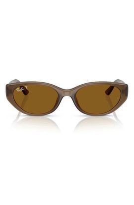 Ray-Ban Ray-Ban 55mm Polarized Pillow Sunglasses