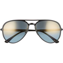 Ray-Ban Ray-Ban 58mm Chromance Polarized Aviator Sunglasses
