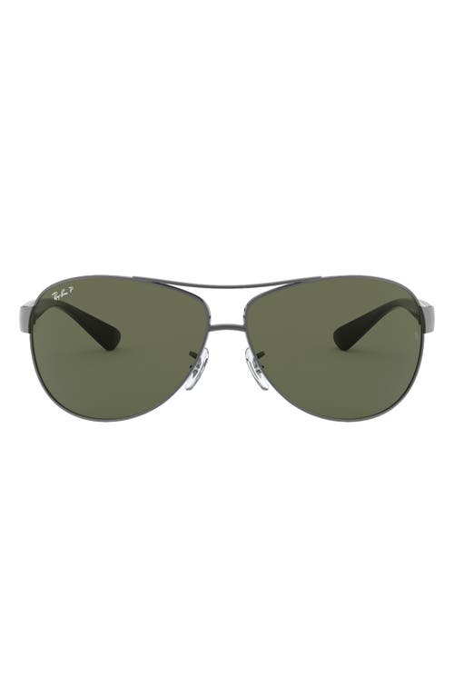 Ray-Ban Ray-Ban 63mm Oversize Aviator Sunglasses