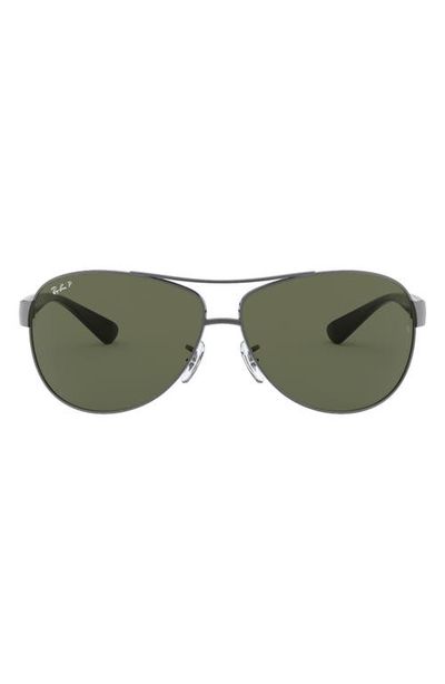 Ray-Ban Ray-Ban 63mm Oversize Aviator Sunglasses