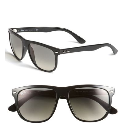 Ray-Ban Ray-Ban 'Boyfriend Flat Top Frame' 56mm Sunglasses