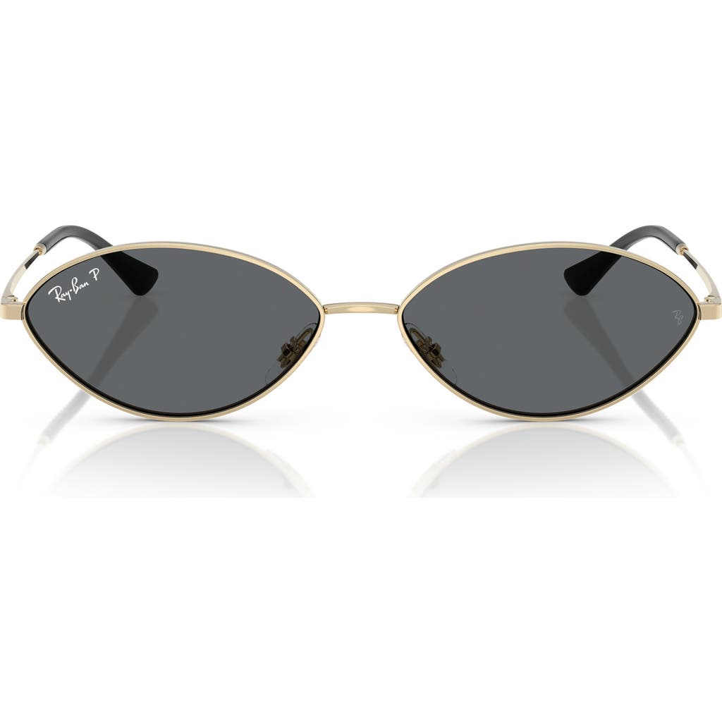 Ray-Ban Ray-Ban Kai 56mm Polarized Oval Sunglases