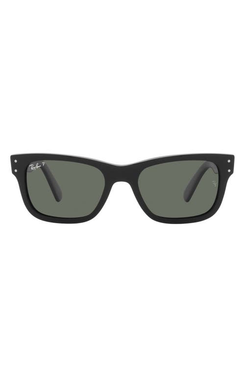 Ray-Ban Ray-Ban Mr Burbank 55mm Polarized Rectangle Sunglasses