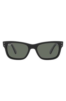Ray-Ban Ray-Ban Mr Burbank 55mm Polarized Rectangle Sunglasses