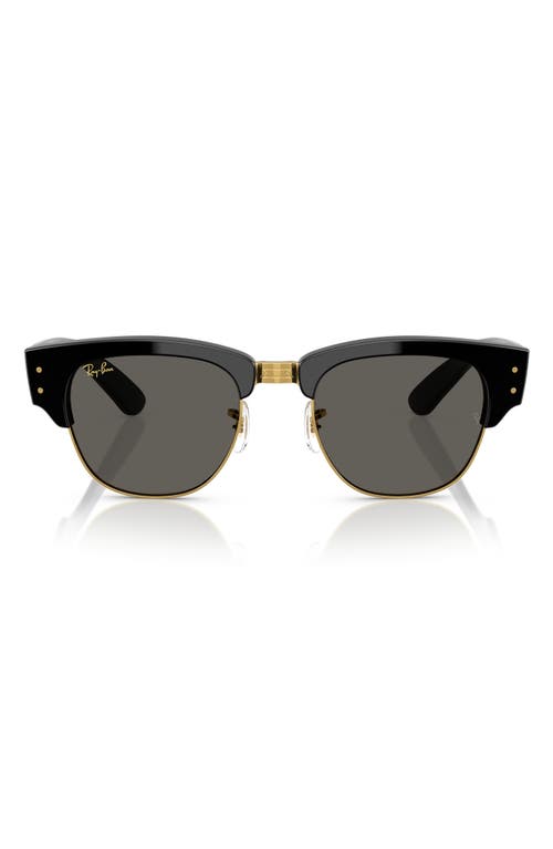 Ray-Ban Ray-Ban x A$AP Rocky Blacked Out Mega Clubmaster 53mm Square Sunglasses (Limited Edition)