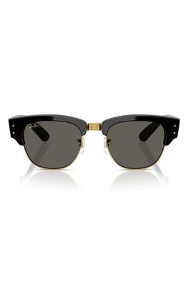 Ray-Ban Ray-Ban x A$AP Rocky Blacked Out Mega Clubmaster 53mm Square Sunglasses (Limited Edition)