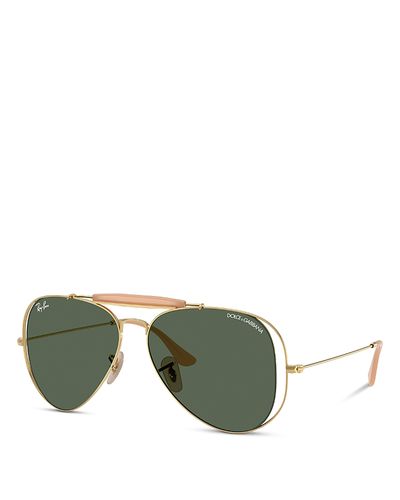 Ray-ban Ray-Ban x Dolce & Gabbana Aviator Sunglasses, 58mm