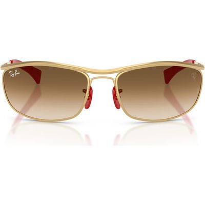 Ray-Ban Ray-Ban x Ferrari 62mm Oversize Gradient Oval Sunglasses