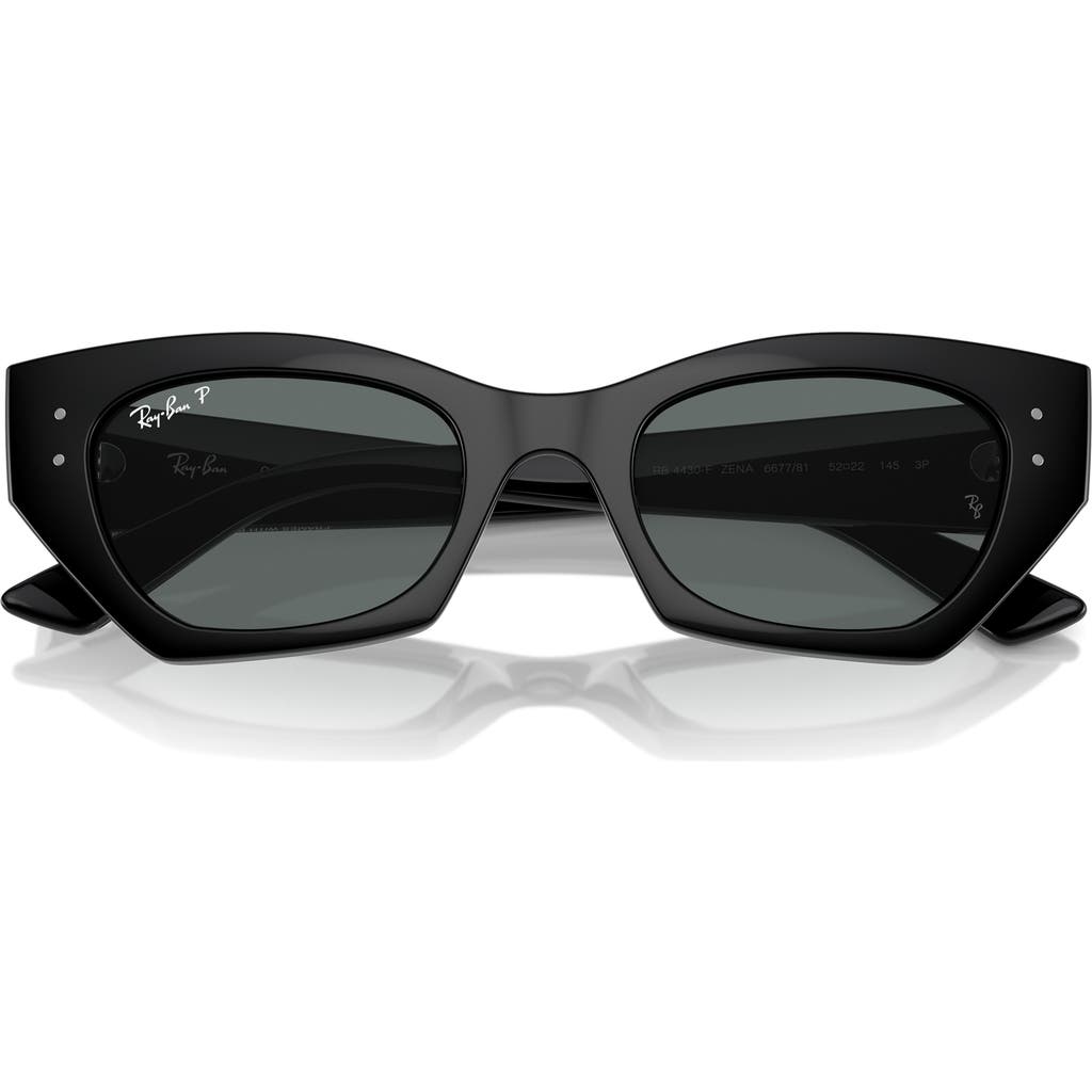 Ray-Ban Ray-Ban Zena 52mm Polarized Irregular Butterfly Sunglasses