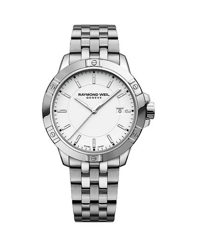 Raymond Weil Raymond Weil Tango Classic Quartz White Dial Bracelet Watch, 41mm