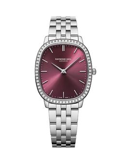Raymond Weil Raymond Weil Toccata Heritage Quartz Lab Grown Diamond Bracelet Watch, 31mm x 36mm