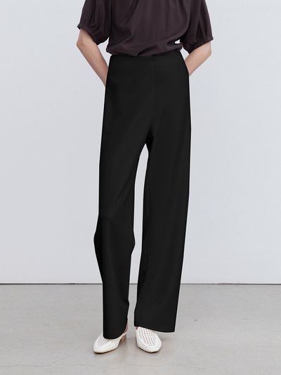 RE RHEE Elasticated Waist Straight Leg Trouser (3 Colors)