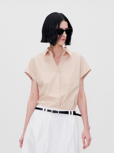 RE RHEE Half-Sleeves Buttoned Up Shirt