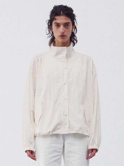 RE RHEE High Neck Buttoned Jacket