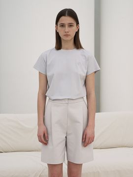 RE RHEE High Rise Cotton Shorts