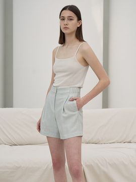 RE RHEE High Rise Elasticated Waist Shorts