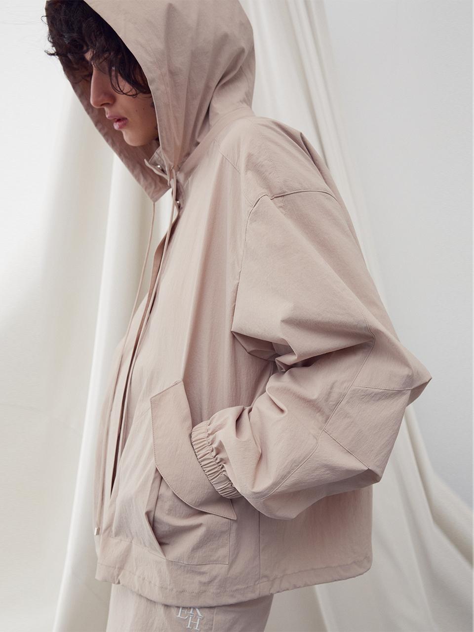 RE RHEE Hooded Safari Jumper - Beige