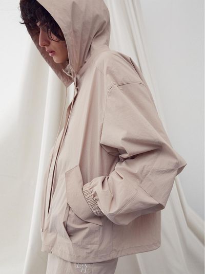 RE RHEE Hooded Safari Jumper - Beige