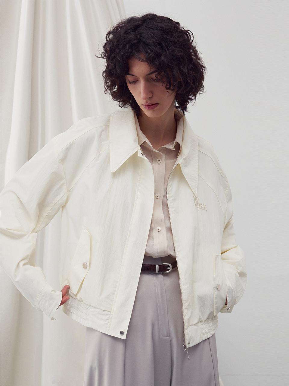 RE RHEE Logo Embellished Bomber Jacket