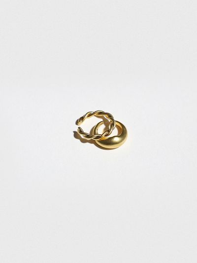 RE RHEE Mini Ear Cuff 2 Set_Pure Gold