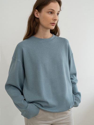 RE RHEE Relaxed Crew Neck Sweatshirt