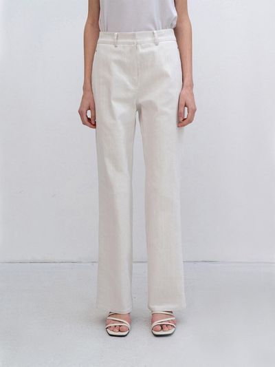 RE RHEE Rivet Details Straight Denim Jeans_3 Colors