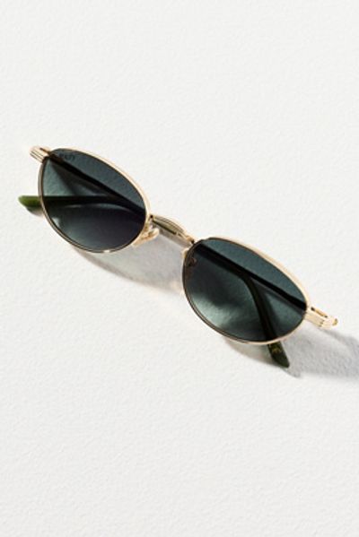 Reality Eyewear Slim Metal Oval Sunglasses
