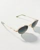 Reality Eyewear Slim Metal Oval Sunglasses - 2