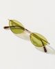 Reality Eyewear Small Winged Oval Metal Sunglasses - 1