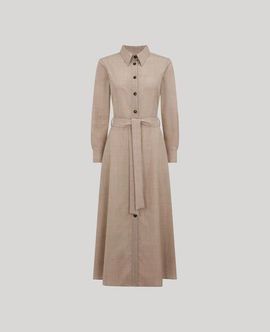 Really Wild Clothing Really Wild Clothing Diane Wool Shirt Dress