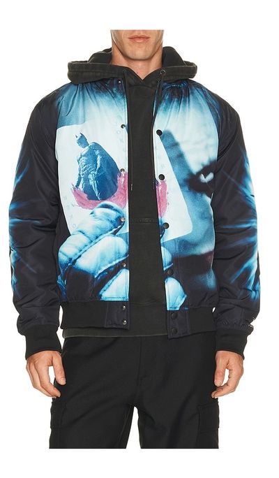 REASON REASON Dark Knight Varsity Jacket