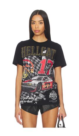 REASON REASON Dodge Hellcat Rhinestone Tee