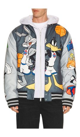 REASON REASON Space Jam Varsity Jacket