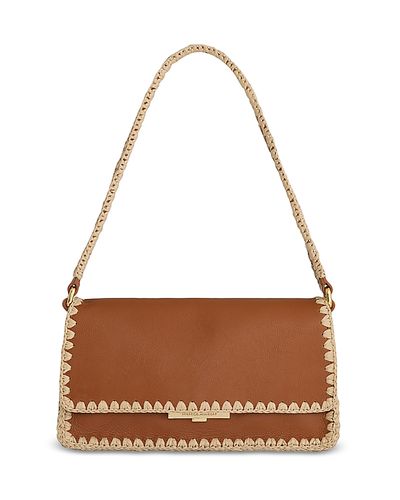 Rebecca Minkoff Rebecca Minkoff Berkley Medium Stitched Leather Shoulder Bag
