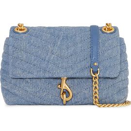 Rebecca Minkoff Rebecca Minkoff Edie Quilted Denim Convertible Crossbody Bag 
