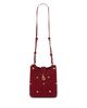Rebecca Minkoff Rebecca Minkoff Heart Studded Suede Bucket Bag - 3
