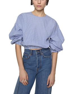 Rebecca Minkoff Rebecca Minkoff Julia Stripe Long Sleeve Top