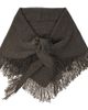 Rebecca Minkoff Rebecca Minkoff Knitted Triangle Scarf Wrap with Fringe - 1