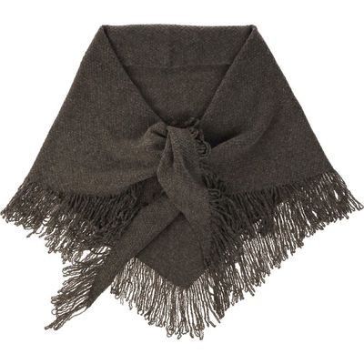Rebecca Minkoff Rebecca Minkoff Knitted Triangle Scarf Wrap with Fringe