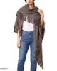Rebecca Minkoff Rebecca Minkoff Knitted Triangle Scarf Wrap with Fringe - 5