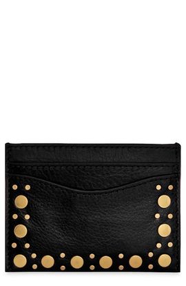 Rebecca Minkoff Rebecca Minkoff Mab Studded Leather Card Case