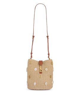 Rebecca Minkoff Rebecca Minkoff Megan Small Seashell Raffia Bucket Bag