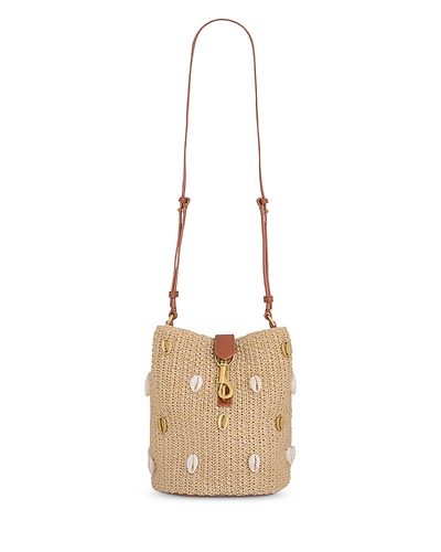 Rebecca Minkoff Rebecca Minkoff Megan Small Seashell Raffia Bucket Bag