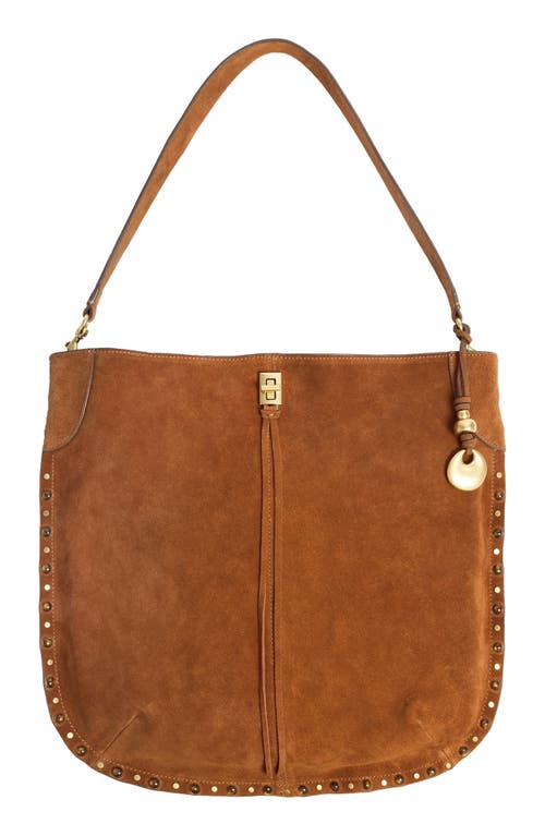 Rebecca Minkoff Rebecca Minkoff Slim Darren Stud & Tiger's Eye Embellished Hobo Bag