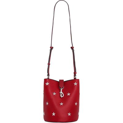 Rebecca Minkoff Rebecca Minkoff Small Megan Star Leather Bucket Bag